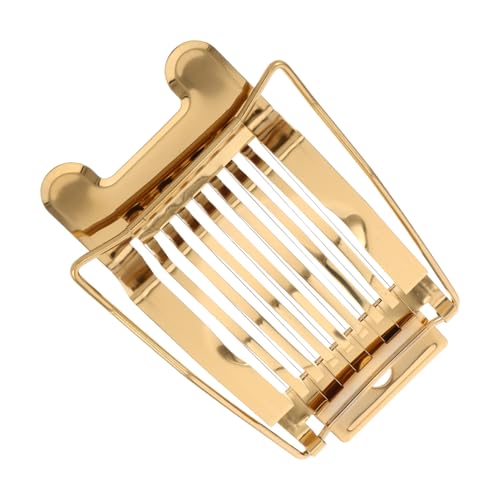 VINTORKY Egg Slicer Egg Cracking Tool Handheld Egg Cutter Cheese Slicer Handheld Egg Separator Tool Food Slicer Egg Removal Tool Egg Cutter Slicer Handheld Slicer Stainless Steel Golden