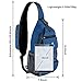 WATERFLY Packable Small Crossbody Sling Backpack Shoulder Chest Bag Daypack for Hiking Traveling