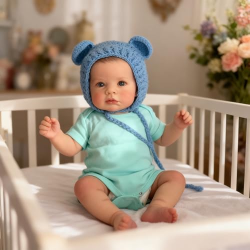 Muñeco Reborn Bebé de 20 Pulgadas con Ojos Abiertos miniatura 2