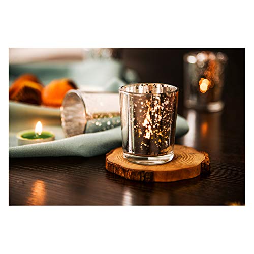 Supreme Lights ·2017· Votive Candle Holder-Set Of 12 Wedding Centerpieces For Table, Mercury Glass Tealight Candle Holders Bulk For Birthday |Party |Home Decoration  thumb #2