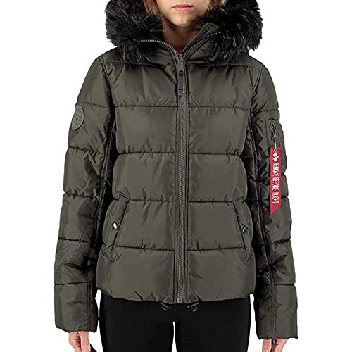 Alpha Industries Hooded Puffer veste d'hiver femme finie la sensation de froid