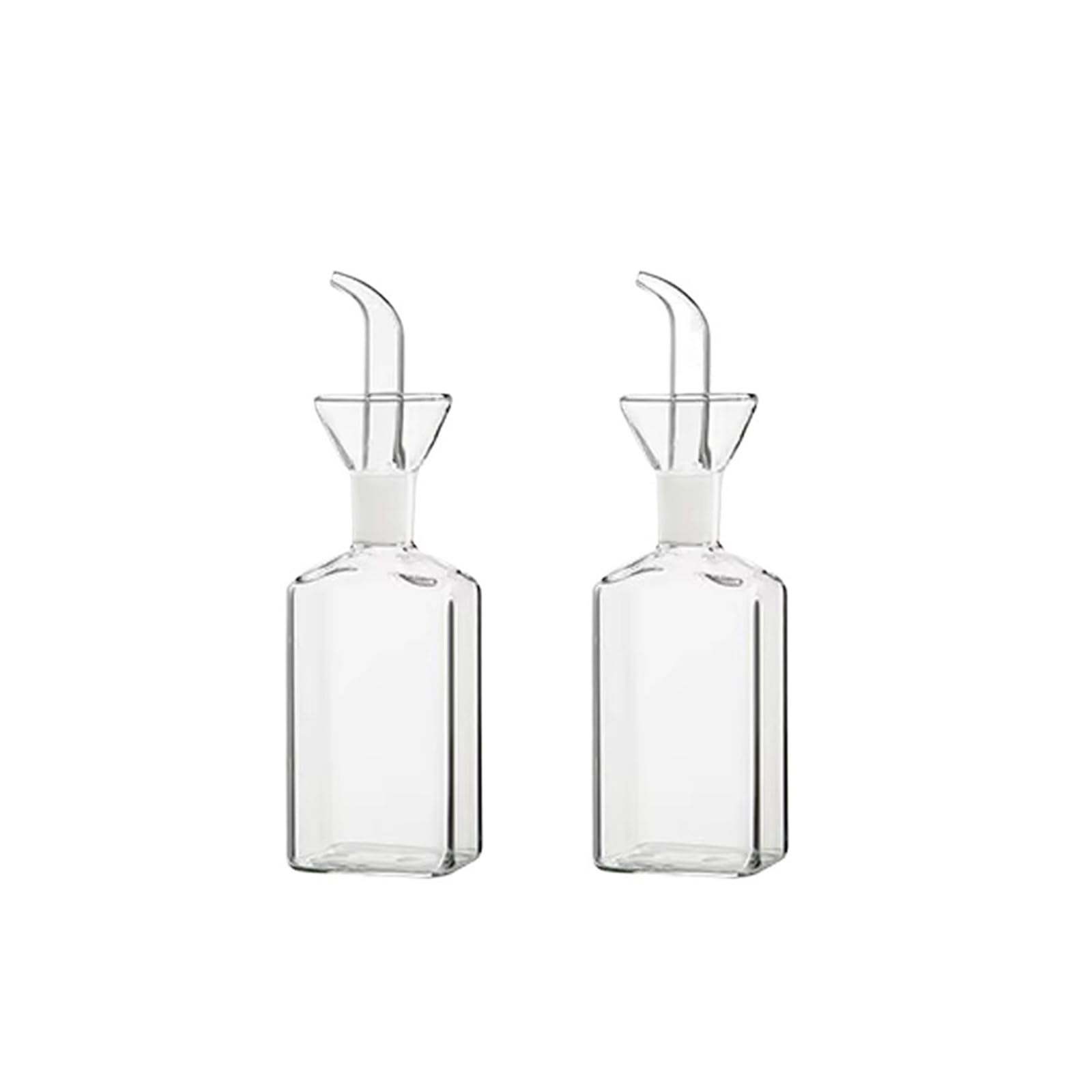 Bottiglia di condimento for serbatoio salsa soia da cucina for vasetti aceto e olio(2pcs,M)