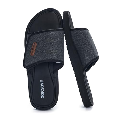 ZOKSOVE Canvas Slide Sandals