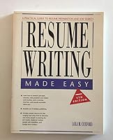 Resume writing made easy (Resume Writing Made Easy) 0897878159 Book Cover