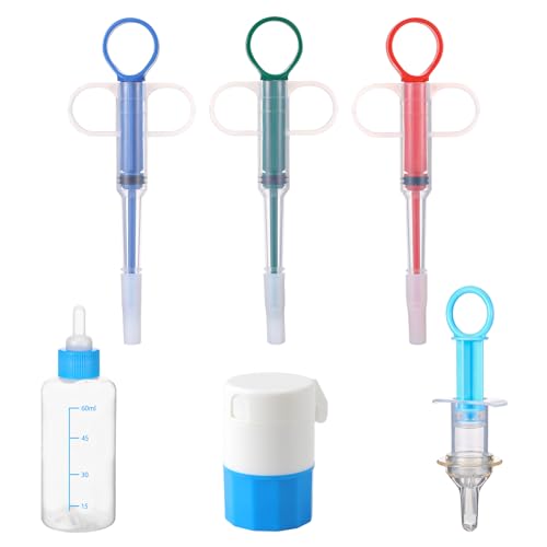 Fanmayhe 6-Pack Cat Pill Shooter & Feeder Kit