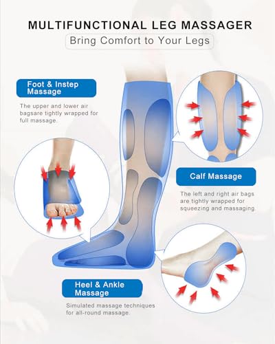 Lingteng LYLJ-JYUS Air Compression Leg Massager thumb #3