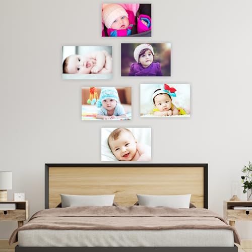 Giant Innovative Paper Set Of 6 Cute Baby Poster | Poster For Pregnant Women | HD Baby Wall Poster For Room Decor, CQ04 Multicolour, 12 X 18 Inch- BIG Size