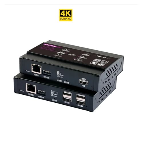 Extensor 4K KVM para solucionar pérdidas de señal de video y control USB a distancias de 100m 2