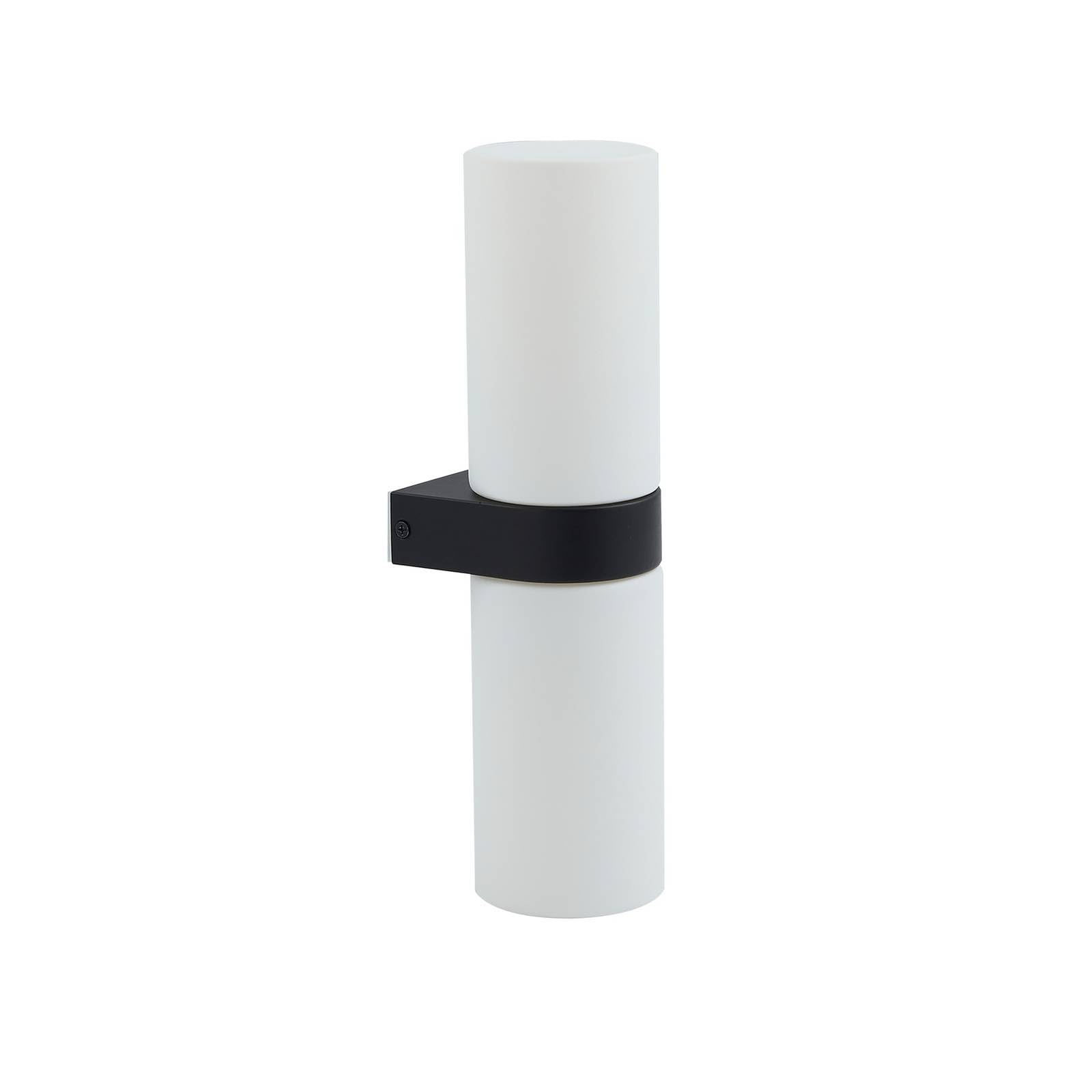 Lucande Black, White Wall Light Basolo Dimmable (Modern) In White For E.g. Bathroom (2 Light Sources, E14) From Wall Lighting Lamp