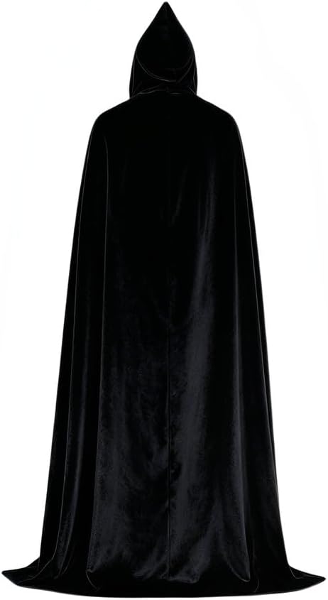 Halloween Costumes Cape Hooded Cosplay Party Cloak Devil Witch Wizard Robe