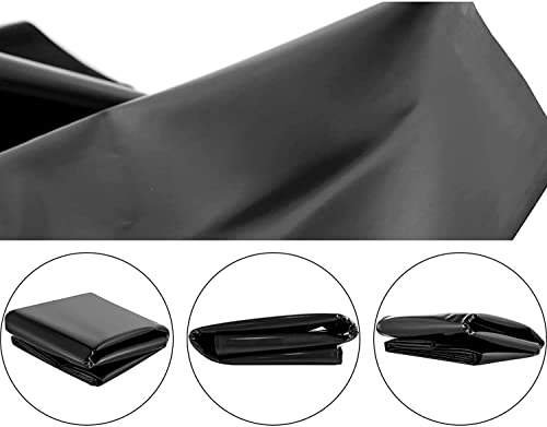 Uyoyous Pond Liner 13X16.4 Ft 40 Mil Thickness Black Hdpe Rubber Liners Fish Pond Liners For Outdoor Ponds, Fountains, Waterfall & Water Gardens #TOP3