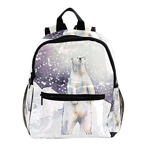 Sac à dos pour enfants ours polaire, cadeau idéal fille et garçon