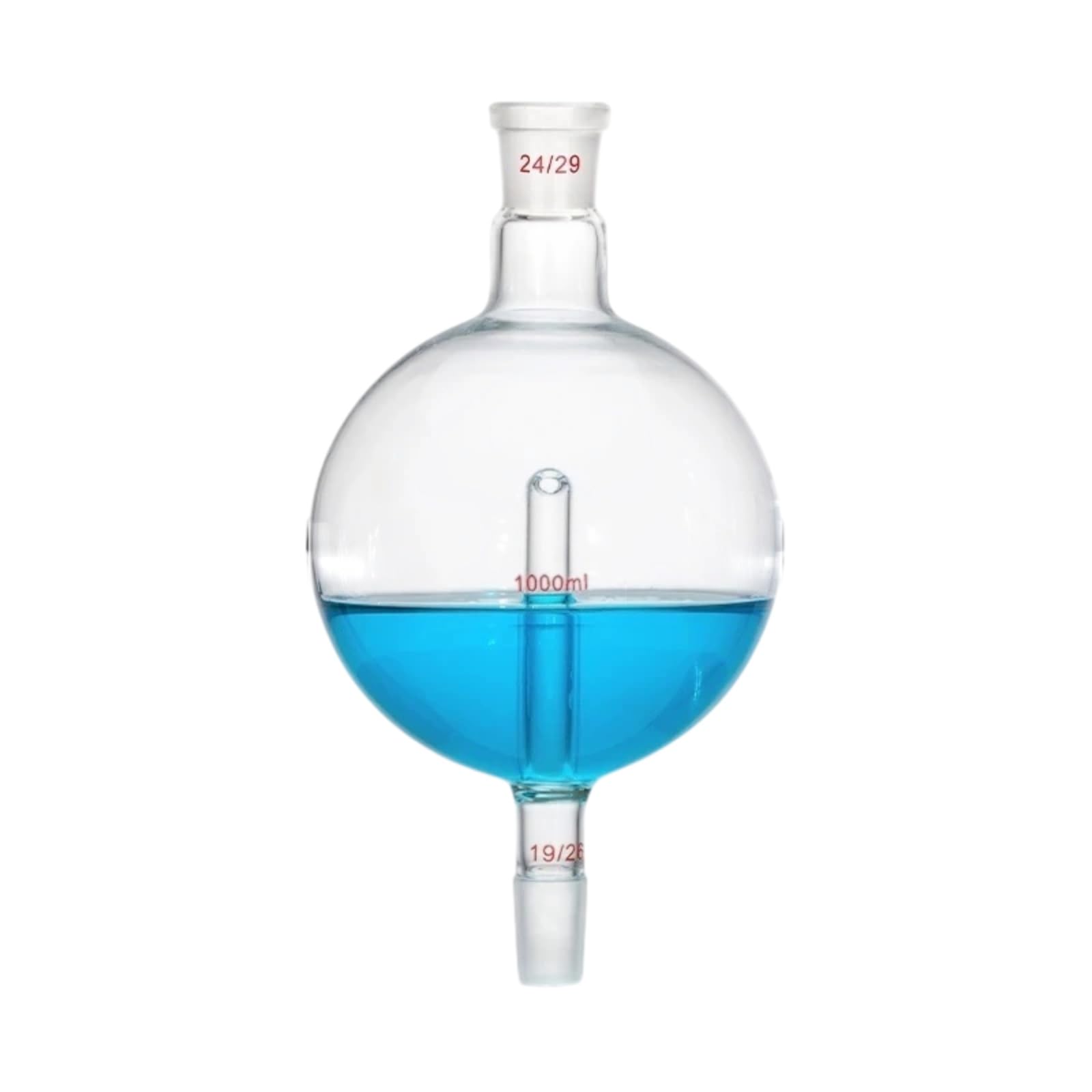 Glas Spritzschutz-Kopf Rotationsverdampfer-Falle-1000ml-24/29 19/26