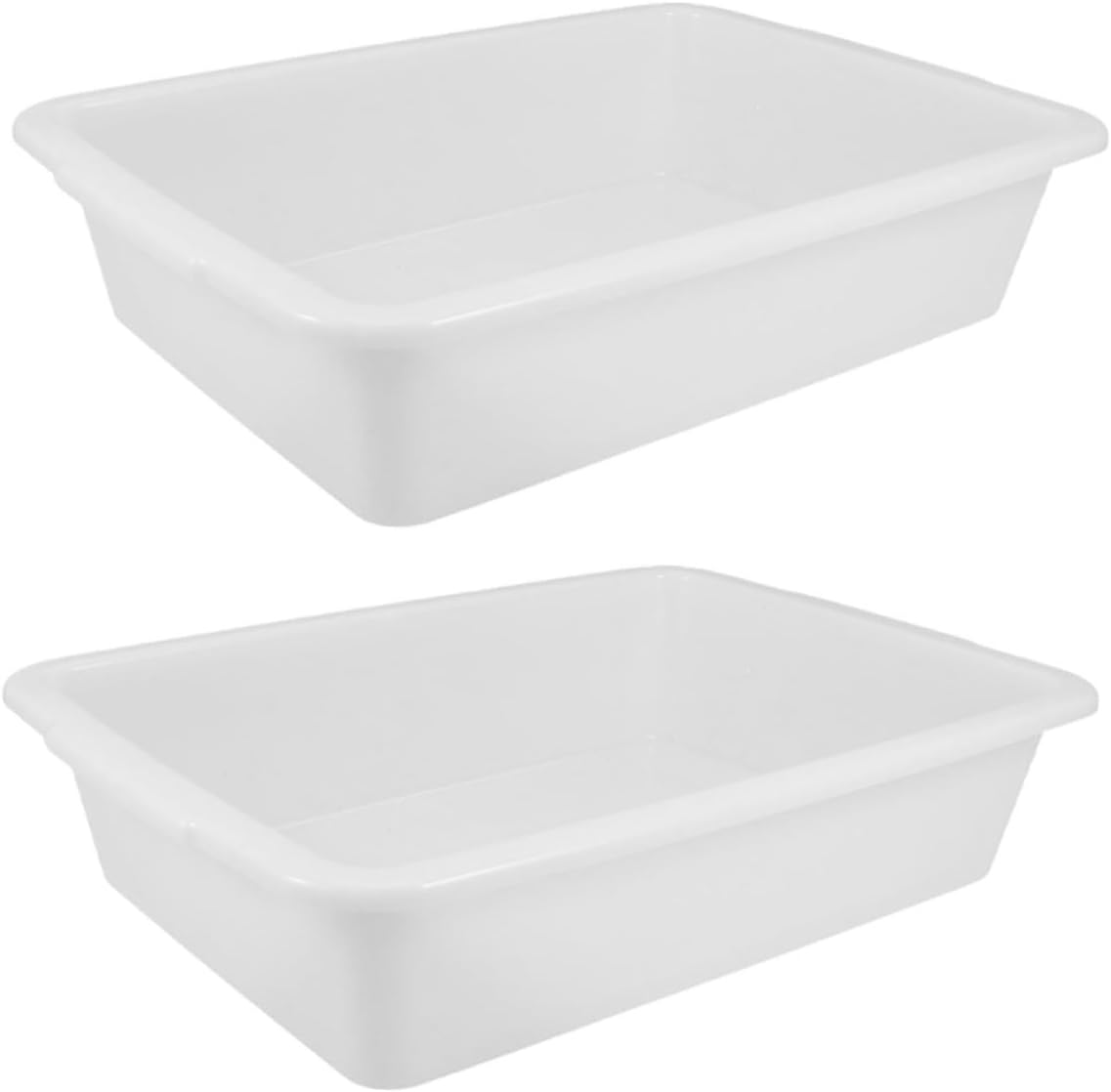 Cabilock 2pcs Spill Laboratory Tray for Chemical Experiments Plastic Storage Plate for Teaching and Research Institutions Efficient Organization for Lab Supplies