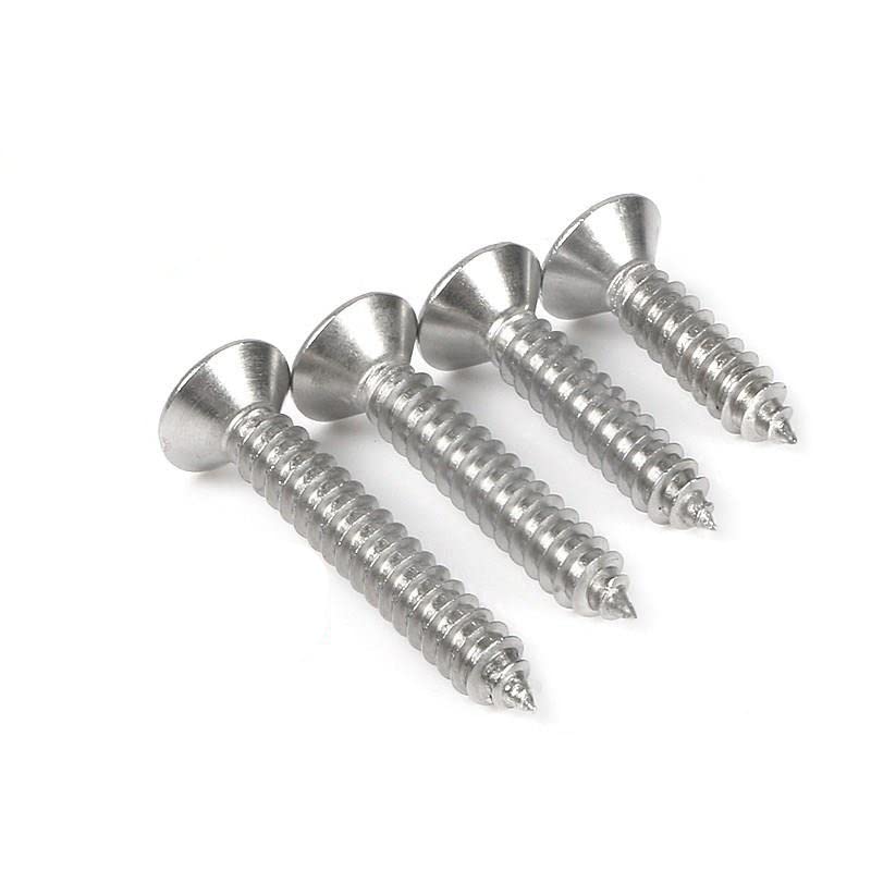 Image of Rely⇒VP INDUSTRIES (Pcs-50) #2x10 mm Flat CSK Phillips Head Self Tapping Micro Screws Stainless Steel 304 Nickel | Star Slot CSK Head Screw Philips Drive dia for Fixing Wood, Plywood, Plasterboard