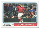 Braden Shewmake RC 2023 Topps Heritage High Number #630 ROOKIE Braves NM-MT Baseball