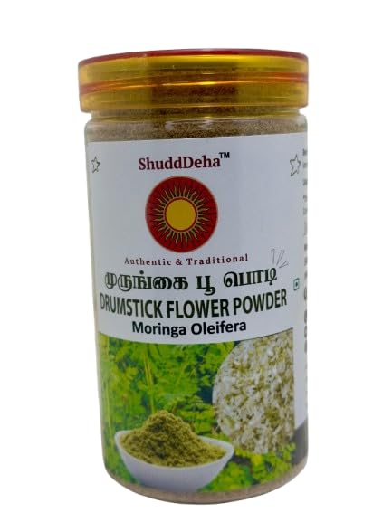 Murungai Poo Powder 100g | Drumstick Flower/Moringa Oleifera/Ahijan Phool/Muringai Poo/Mochakamu/Nugge Hoo/முருங்கை பூ பொடி | Herbal Support for Wellness & Women's Health