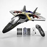 Akargol Sky Riders Rc Jet Plane with Light, Foam Remote Control Airplanes for Gift Chirstmas, RC...