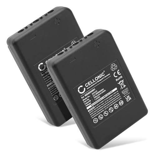 subtel, Batería para mandos a Distancia Compatible con Autec E16 KTC, E16 Sirio 42, Modular MJ (700mAh, 7.2V) 2X