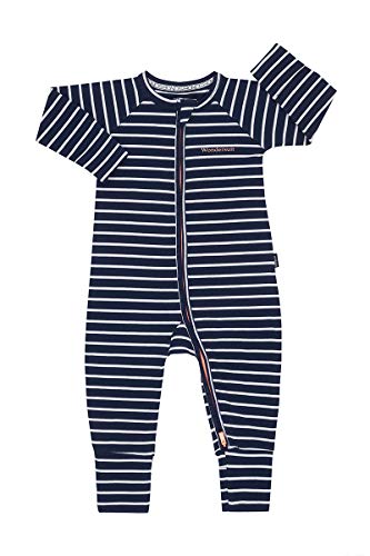 Image of Bonds Zip Wondersuit - Black Sea/White