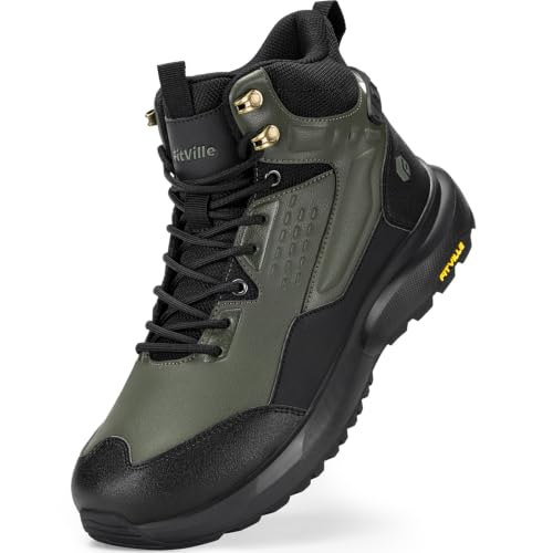 FitVille Wide Mens Orthopedic Boots
