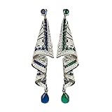 Pendientes de plata, diseño étnico/de nicho vintage de satén, aretes de plata 925 con temperamento de alta calidad, aretes de moda para mujer, Plata, Plata 925