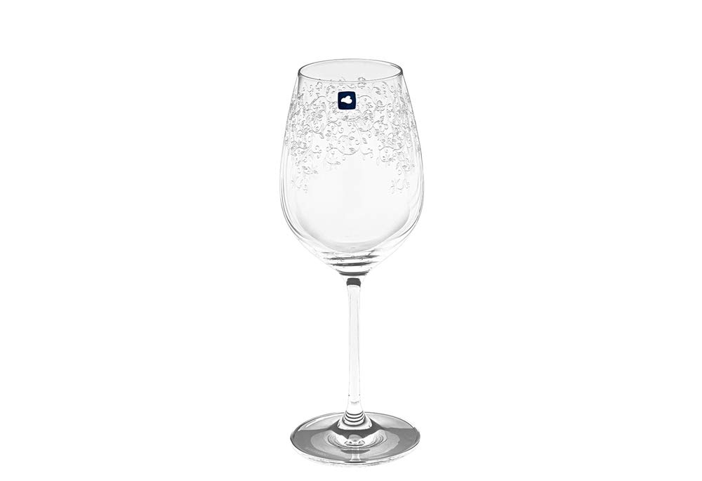 Unbekannt Leonardo Weißweinkelch, 6er Set - Weißweingläser Chateau, Modern, Tulpe, Glas, Wiederverwendbar, 6 Stück, Weiß, Zuhause, Formal, Kaltgetränke, Weißwein