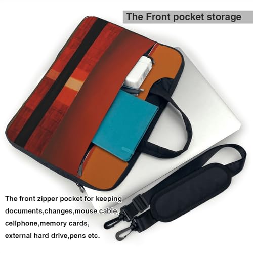 Bolso para portátil Orange Stripes miniatura 4