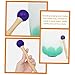 FRCOLOR 1Set Singing Bowl Mallet with Rubber Ring Lightweight Wooden Handle Striker for Crystal Singing Bowls Sound Bowl Accessory for Meditation and Music