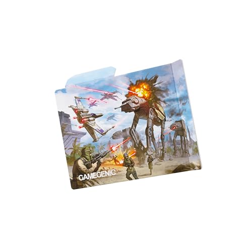 Gamegenic Star Wars Unlimited Soft Crate - Full-Color Printed & Officially Licensed Durable Deck Box, Holds 60 Double-Sleeved Cards, Perfect for TCGs and LCGs, OBI-Wan Kenobi/Darth Maul, Made