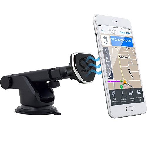 Naztech MagBuddy Telescopic Car Dash Phone Mount. Fully Adjustable Holder, Hands-free Phone Calls