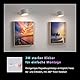 Wandleuchte Innen, Wandlampe mit Fernbedienung Dimmbar mit Akku mit USB-Ladeanschluss, Led Wandleuchte Touch Control 3 Helligkeitsstufen 3 Farbmodi 360° drehbare für Wohnzimmer Schlafzimmer Weiß