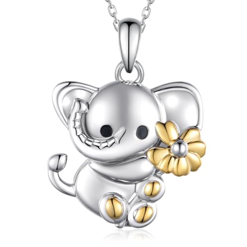Sterling Silver Dachshund & Corgi Puppy Dog Necklace: Cute Animal Jewelry for Women