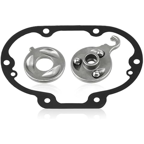 Eumti Power Clutch Easy Lever Pull Kit Reduced Effort Outer Inner Ramp with Transmission Side Cover Gasket for 1987-Up Harley Big Twin Dyna Softail Touring & M8 Model with Mechanical Clutch Cover