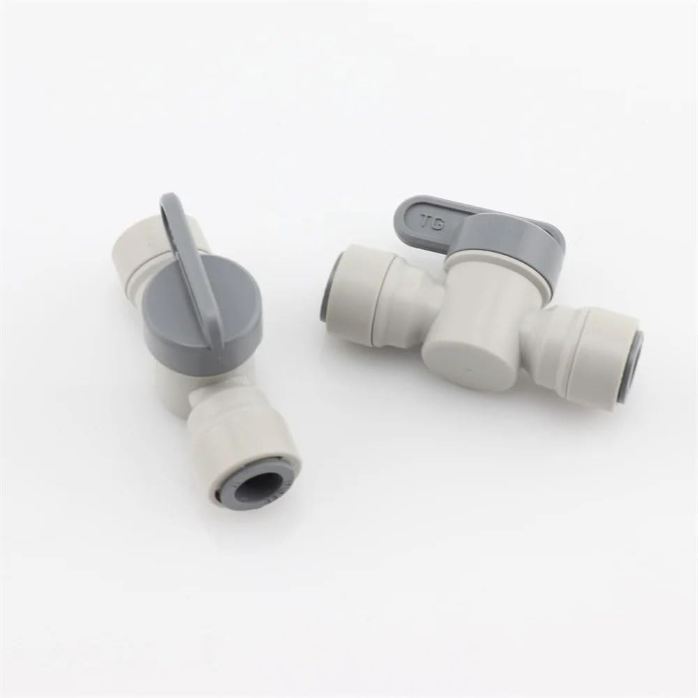 Valvola A Sfera Di Intercettazione Del Rubinetto Del Tubo Da 3/8" OD, Raccordo Rapido In Plastica, Raccordo A Innesto For Produzione Artigianale
