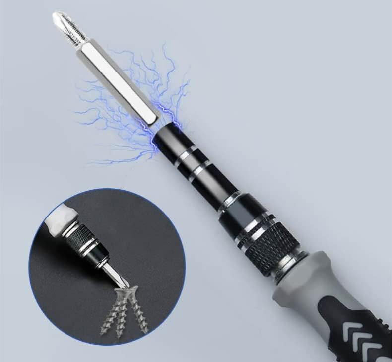 Miniatura 8 de Juego de mini destornilladores de precisión, kit de herramientas de reparación 115 en 1 para fijar teléfono, laptop, PC, cámara, relojes