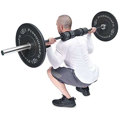 Image of ProsourceFit Weight Lifting Barbell Pad, Thick Protective Padding for Neck & Shoulders for Squats, Hip Thrusts, Lunges