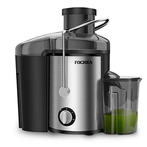 Juicer Extractor,FOCHEA Centrifugal Juicer 400W Powerful Juicer Machine For Fruits & Vegetable with Spout Adjustable,Stainless Steel and BPA Free,Easy To Clean
