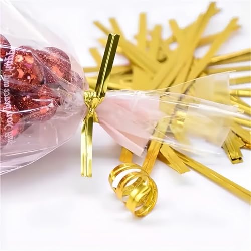 Bridas metálicas para manualidades y cierre hermético de bolsas de repostería casera 6