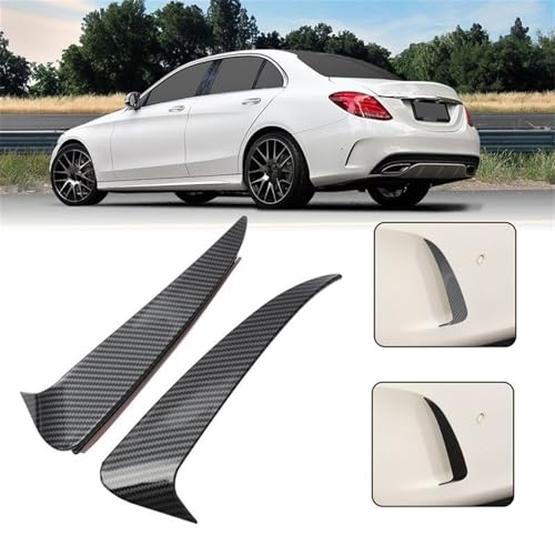 Jupes latérales pour Mercedes Benz Classe C W205 AMG 2014-2019 diffuseur noir brillant - 5