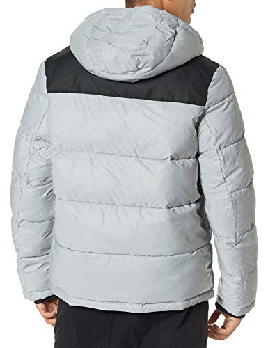 Image of DKNY Men's Mixed Media Quilted Puffer Jacket