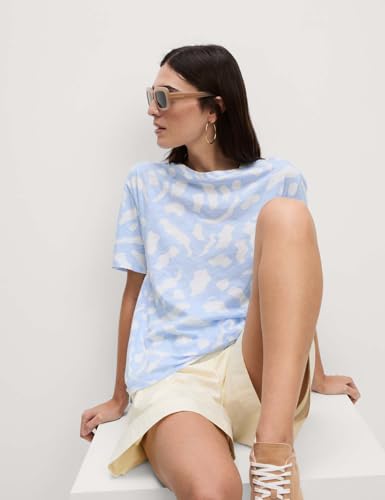 Image of Marks & Spencer Women Cotton Blend Regular Fit T-Shirt