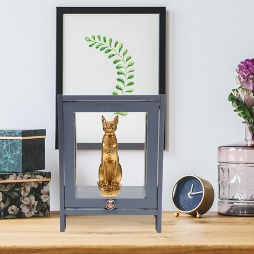 Vitrine acrylique contre la poussière protégeant les figurines en bois - 5