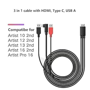 極美品 XPPen Artist Pro 16 Gen2 3in1ケーブルおまけ 極美品 XPPen Artist