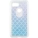 OtterBox Symmetry Series Hybrid Case for Google Pixel 2 XL - Clear/Blue Scales