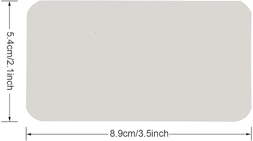 Miniatura 2 de Penta Angel 100 tarjetas de notas de regalo de papel en blanco para manualidades, pequeñas tarjetas de mensajes de negocios (blanco)