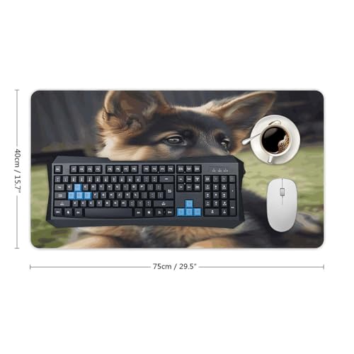 Tapis de bureau imperméable grand format contre les taches de café - 2