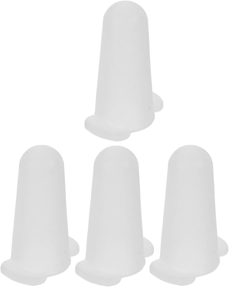 4Pcs Silicone Piping Tip Covers Cake Decorating Tip Protectors Cover Replacement for Cake Nozzle Reusable Nozzle Caps for Baking Tools 1.25 X 0.70 X 0.70In