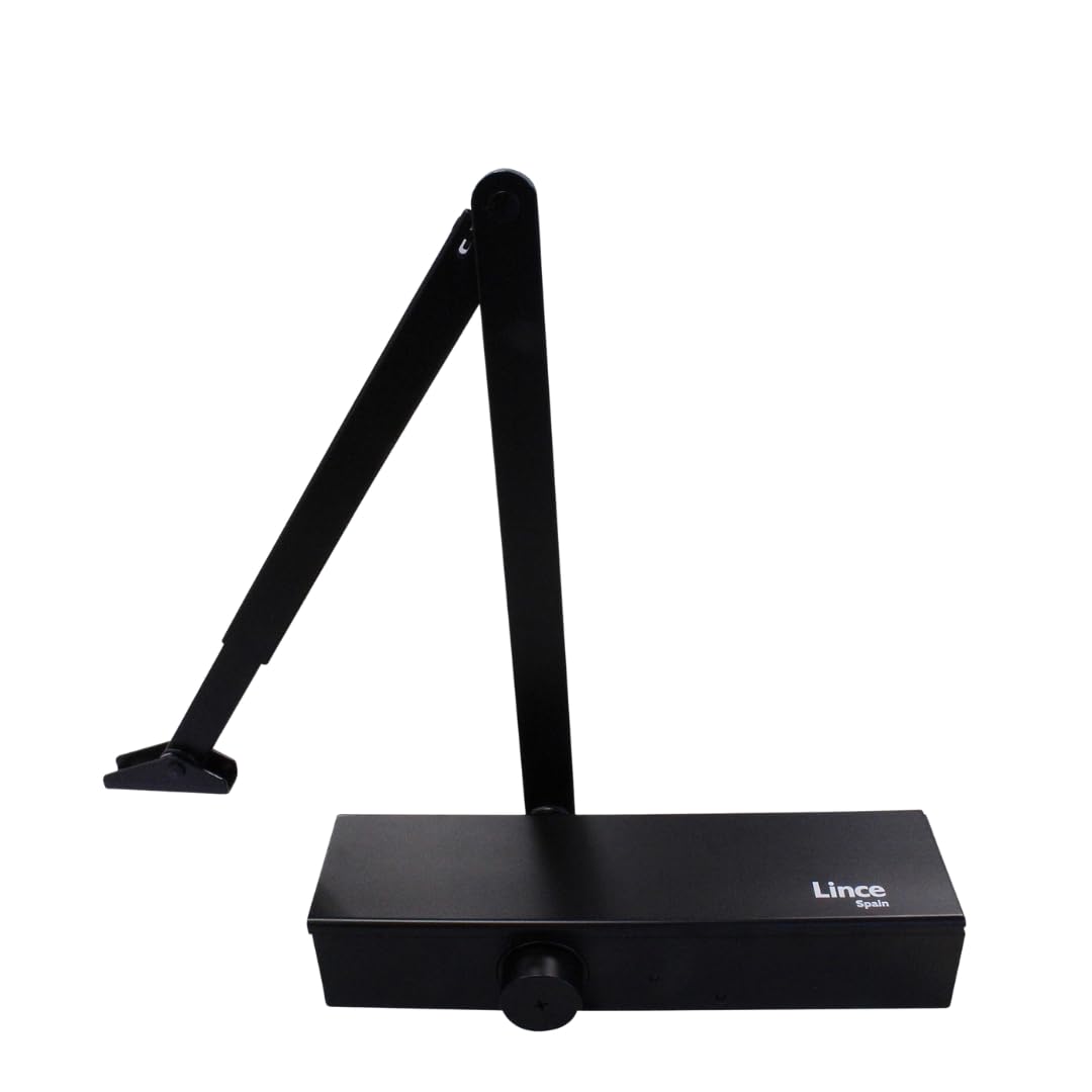 Ferme-porte à compas Lince CPA25R noir pour porte de 20 à 100 kg