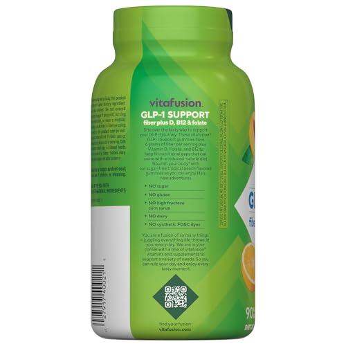 Vitafusion GLP1 Fiber Plus Gummies